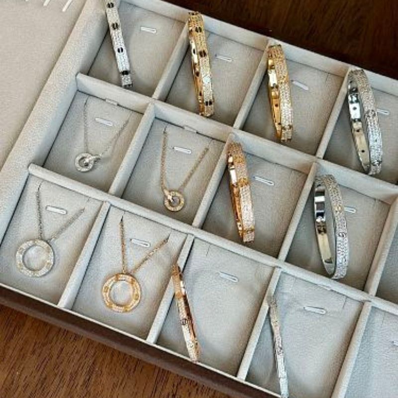Cartier LOVE Bangles and LOVE Necklaces