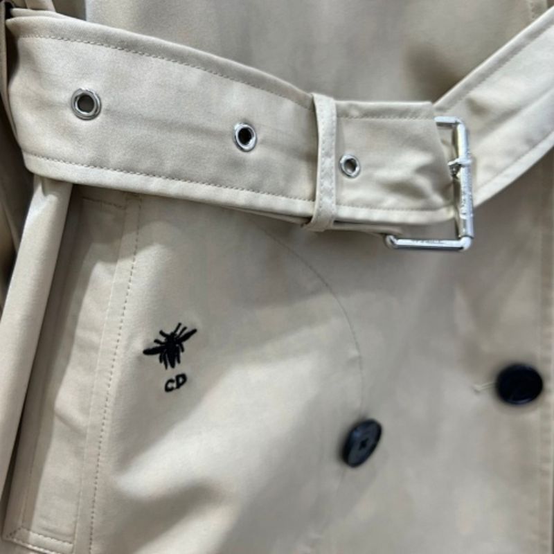 Christian Dior beige trench coat