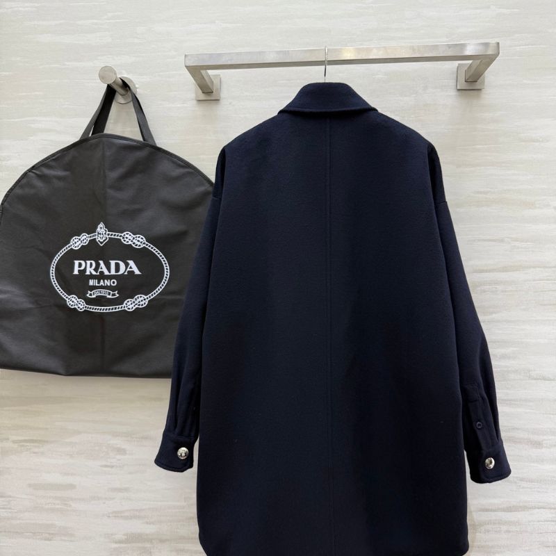 Prada wool coat.