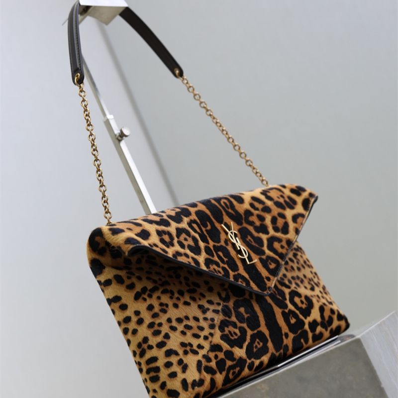 Saint Laurent Cassandre Envelope Chain Wallet