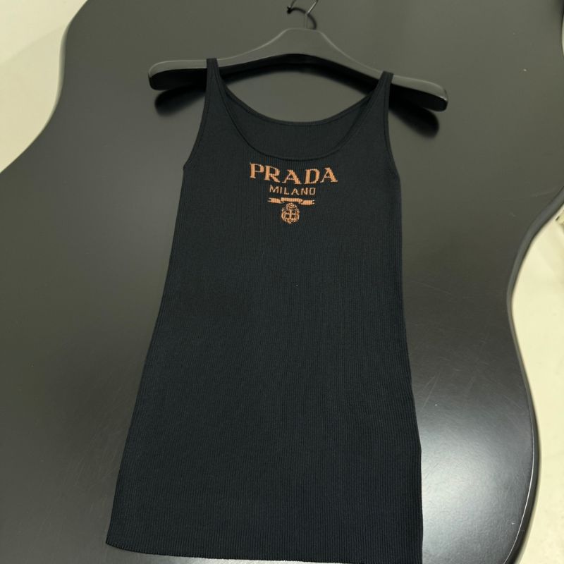 Prada ribbed knit tank top