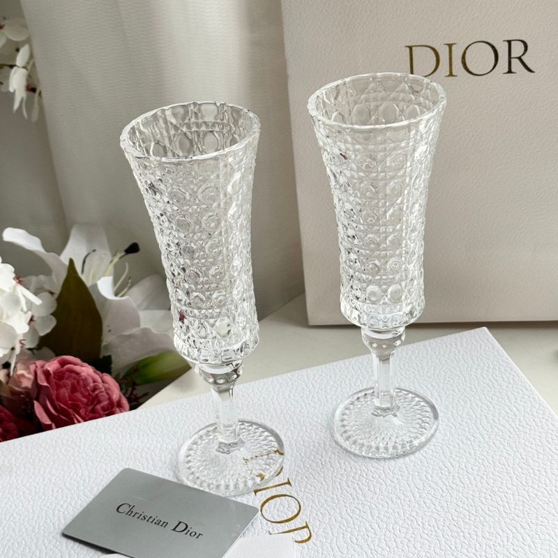 Christian Dior Diamond Collection Champagne Glasses.