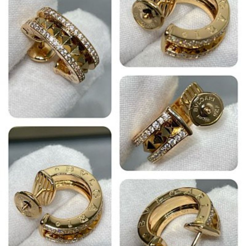 Bvlgari B.zero1 Rock hoop earrings,