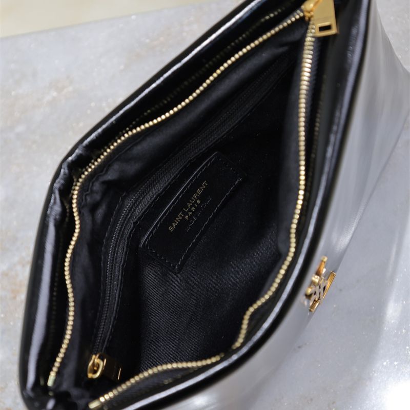 Saint Laurent Calypso leather pouch