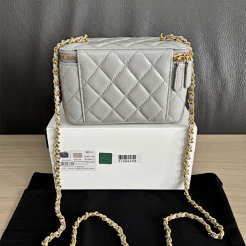 Chanel Quilted Lambskin Vanity Case,