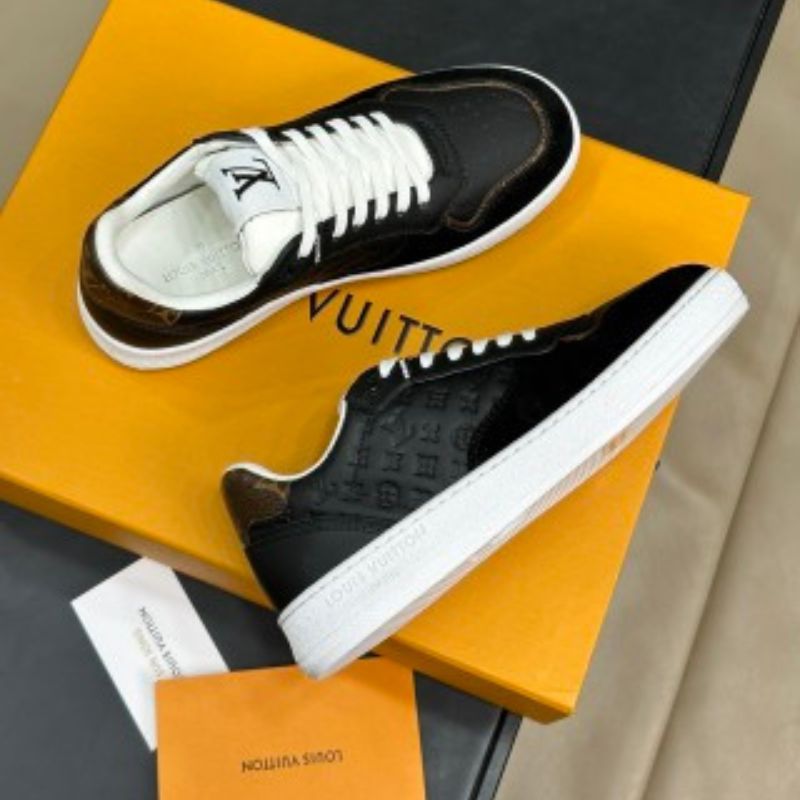 Louis Vuitton LV Stadium Sneakers in a bicolor black
