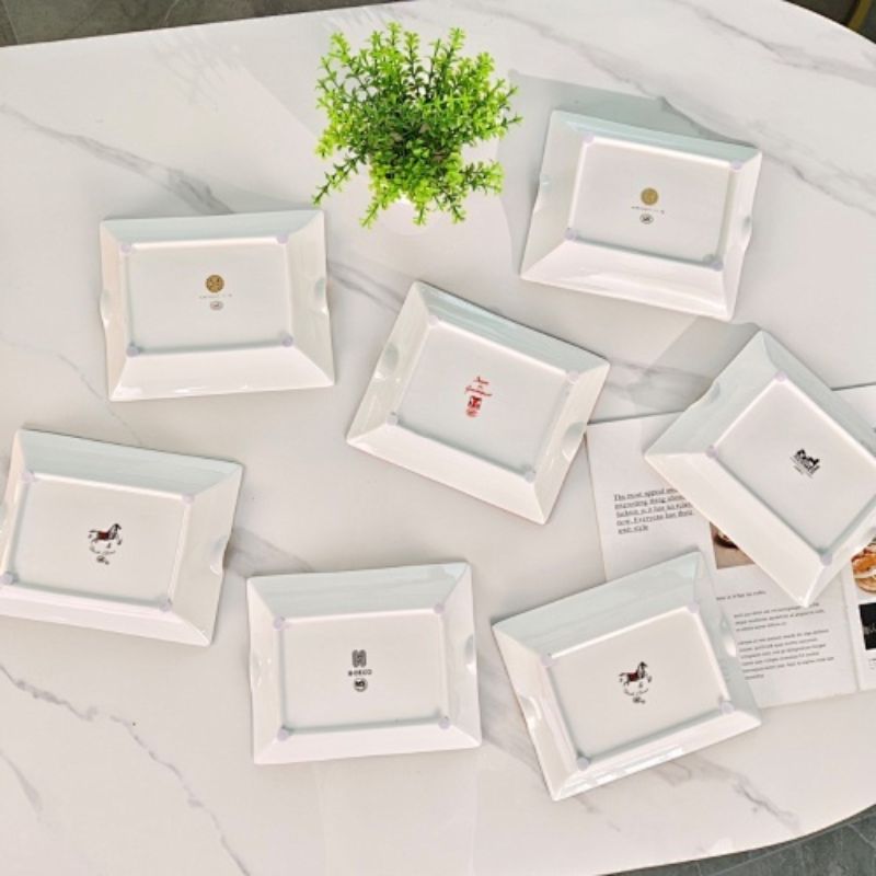 Hermès porcelain change trays