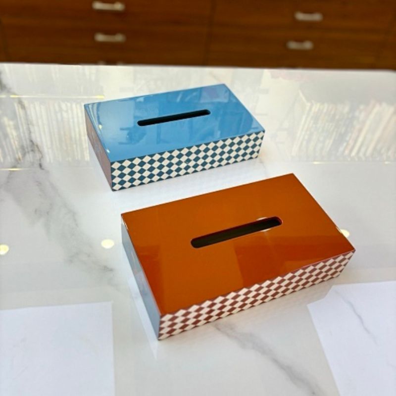 Hermès the Les Cabanes Tissue Box.