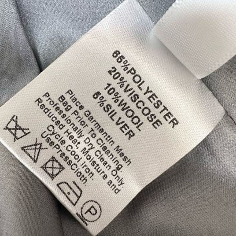 Celine women's grey tweed skirt suit