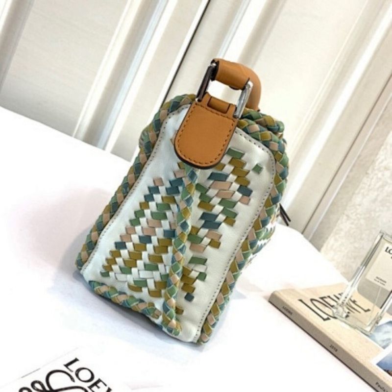 Loewe Puzzle Small Woven Bag.