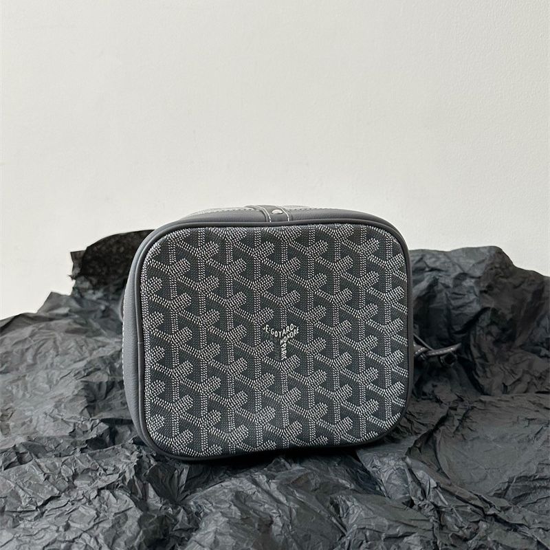 Goyard Petit Flot Bucket Bag in the grey