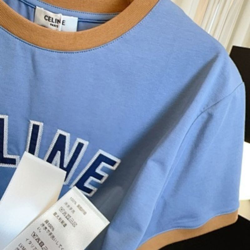 Celine 70s T-Shirt in Cotton Jersey,