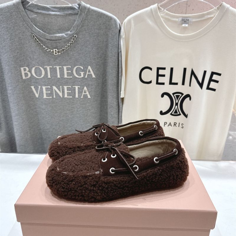 Miu Miu lace-up loafers