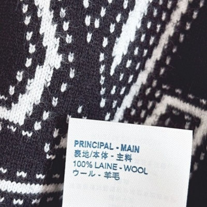 Louis Vuitton "LV Flower Intarsia Knit Pullover