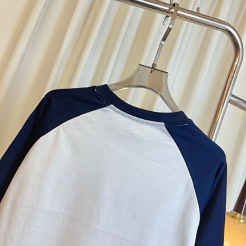 Celine Loose Long-Sleeved T-Shirt in Cotton Jersey