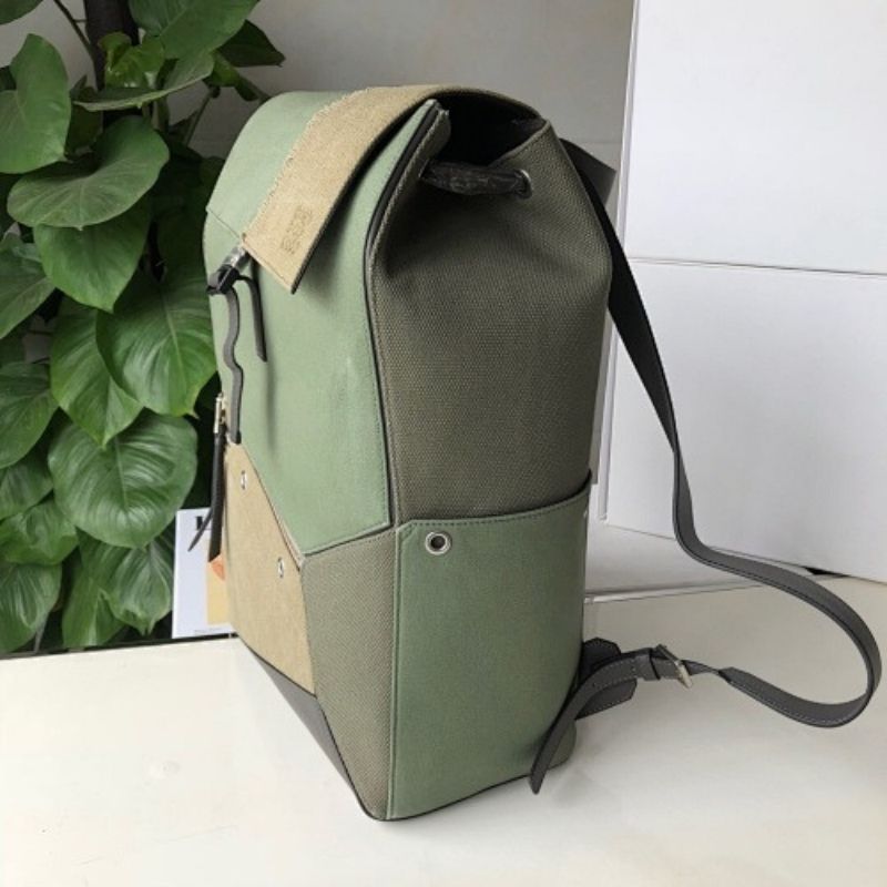 Loewe Canvas Puzzle backpack,