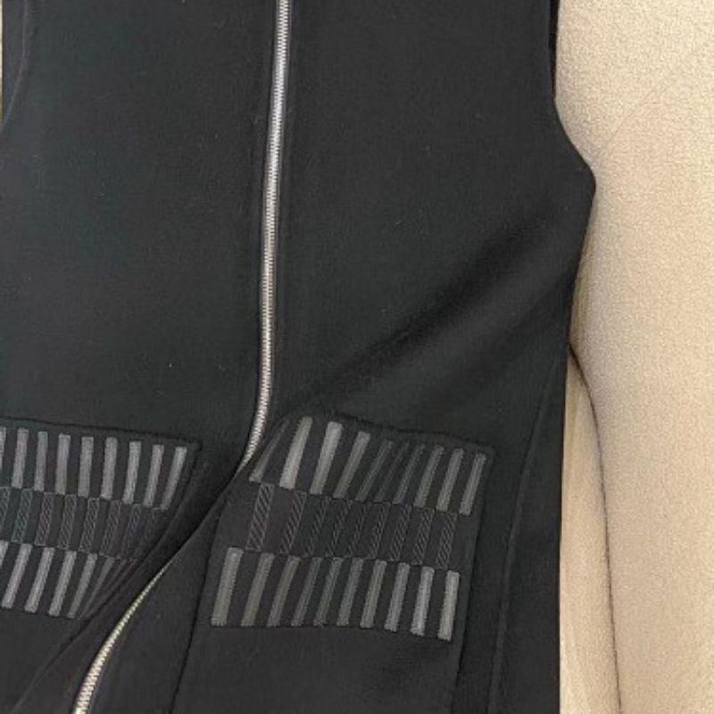 Hermès black sleeveless vest