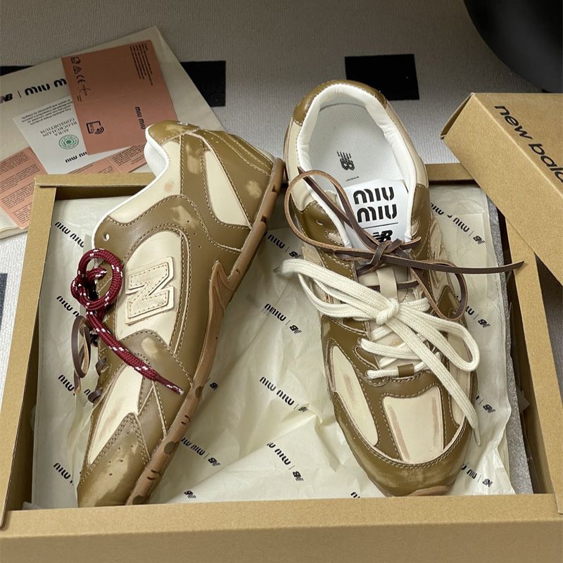 Miu Miu x New Balance 530 SL Suede Sneakers