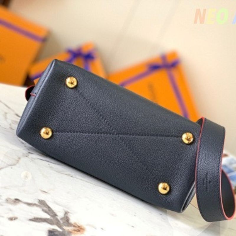 Louis Vuitton Neo Alma BB in Noir (Black) Monogram Empreinte leather.
