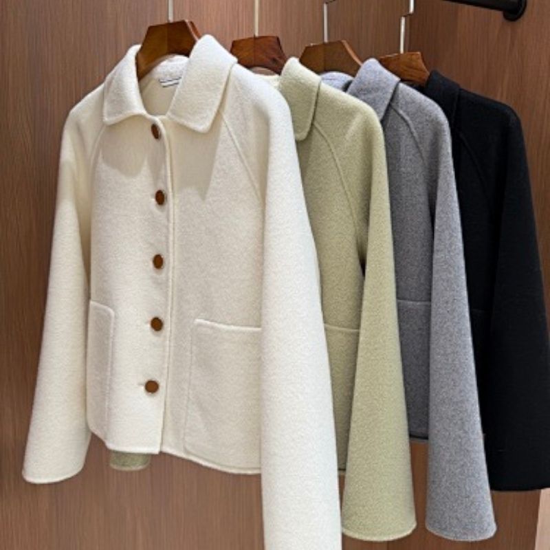 Hermès grey cropped wool blend jacket