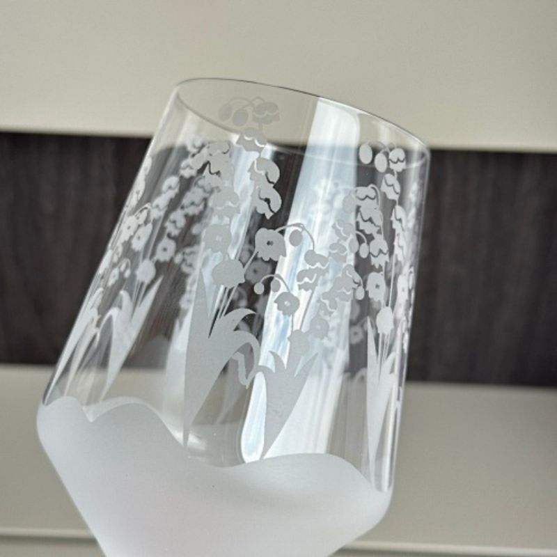 Dior Lily of the Valley Red Wine Glasses
