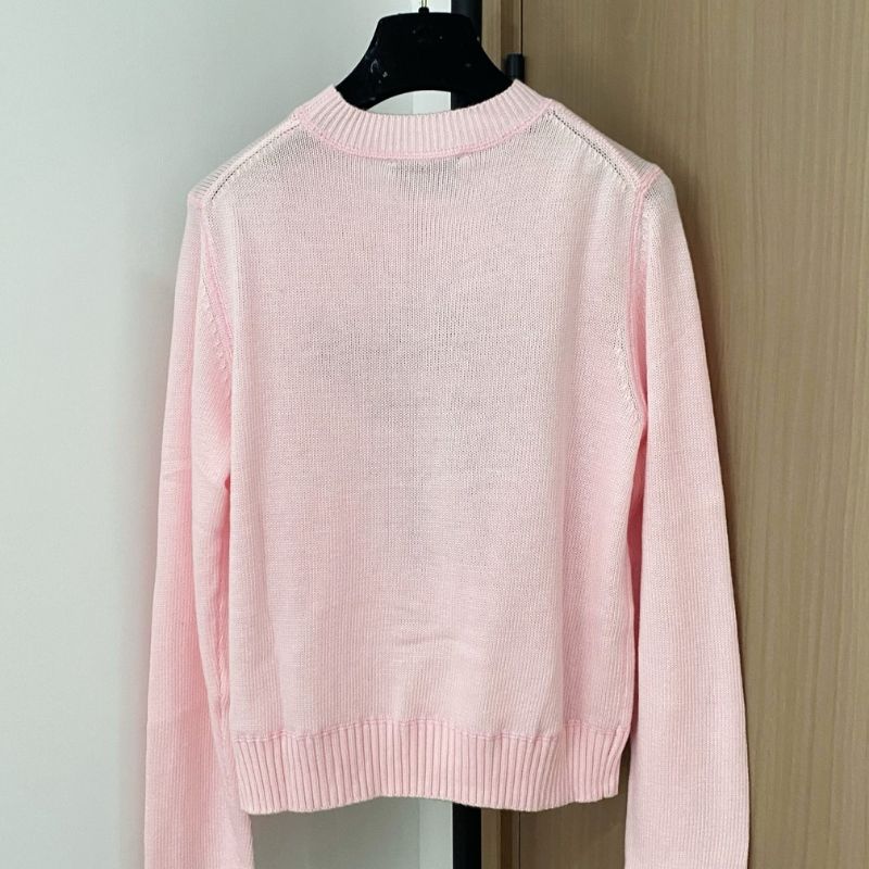 Prada intarsia-knit virgin wool sweater