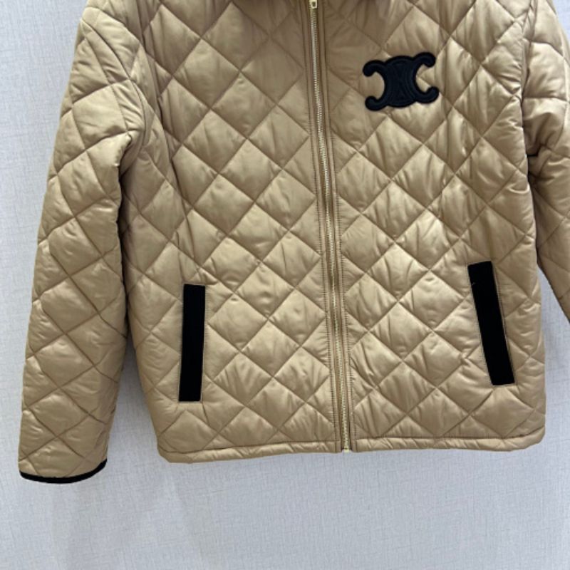 Celine Quilted Jacket in Suede