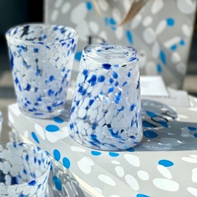 Dior Maison "Ocean Wave" crystal glasses,