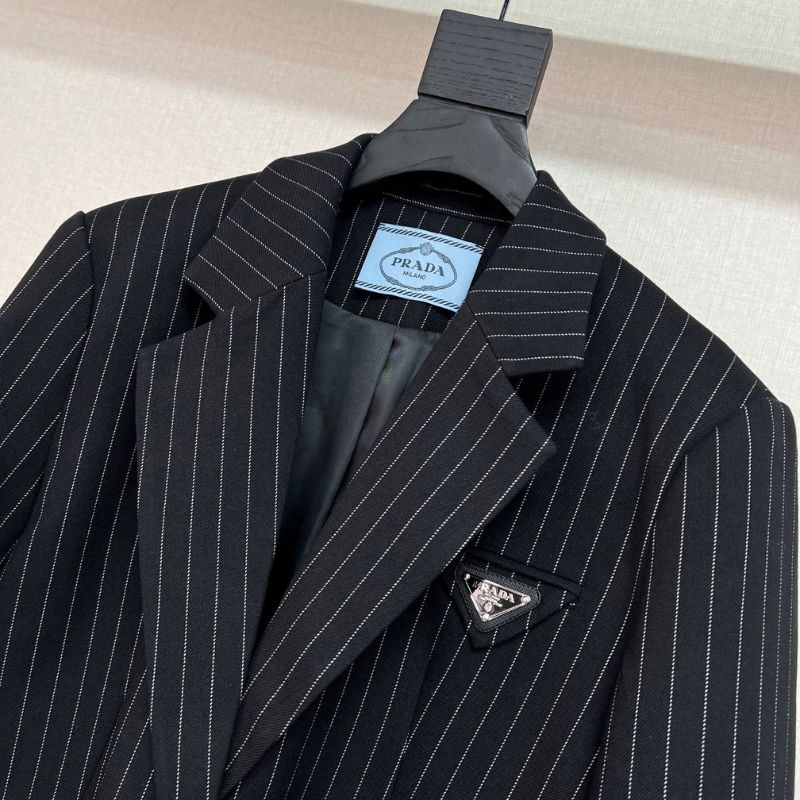 Prada pinstripe single-breasted blazer