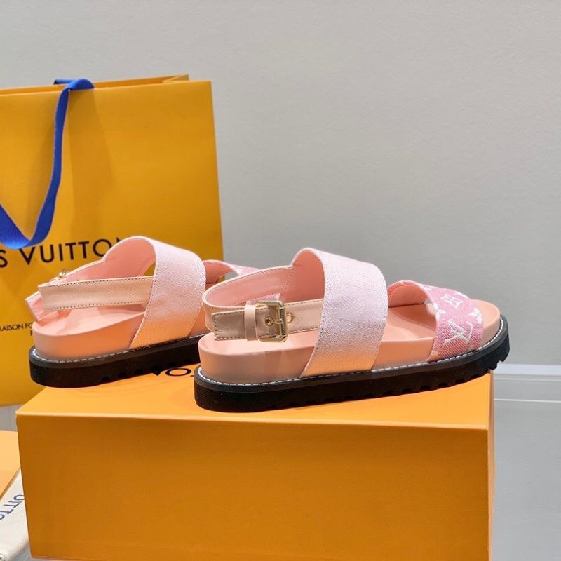 Louis Vuitton comfort classic monogram sandals