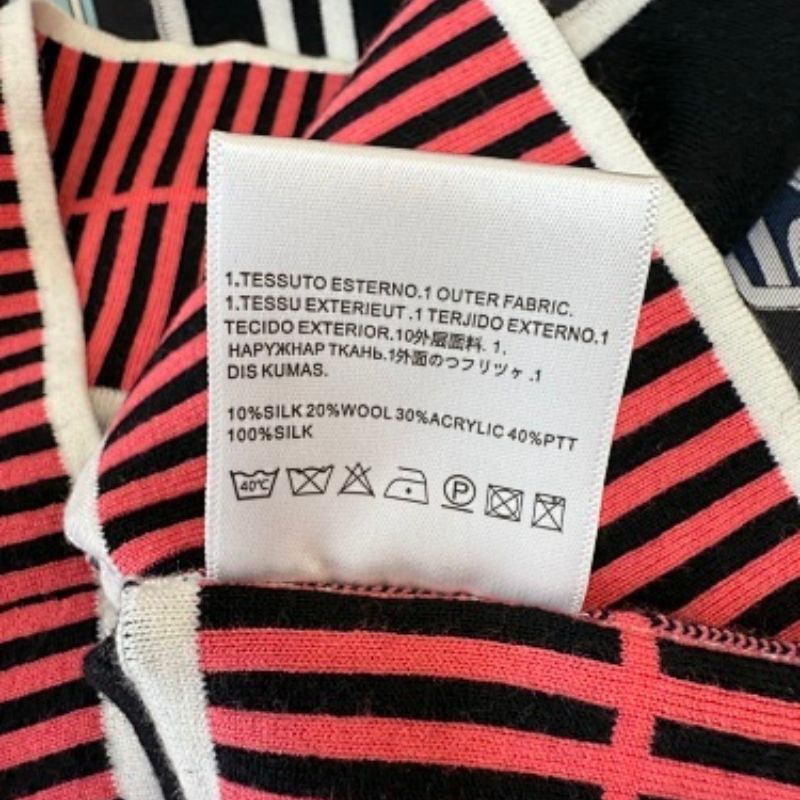 Hermès "Lettres Equestres" Long-Sleeve Twillaine Sweater