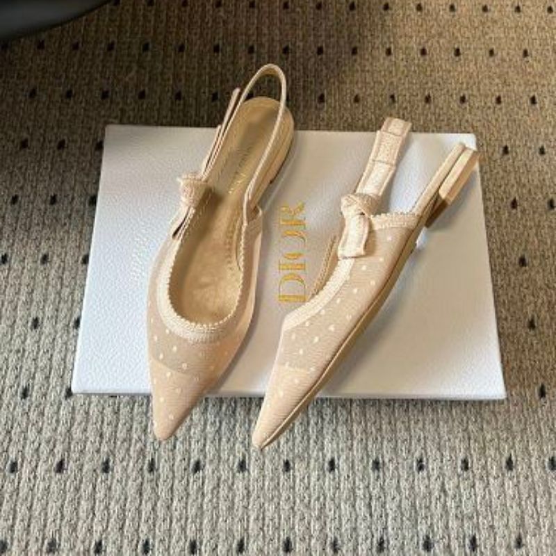 Christian Dior J'Adior Slingback Flats,