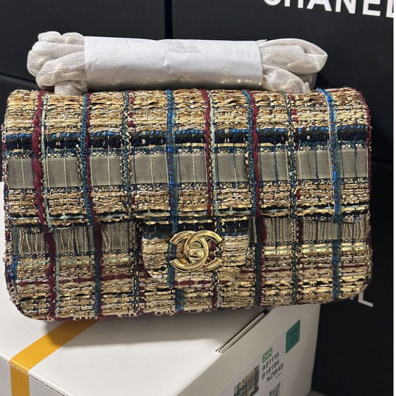 Chanel Tweed Mini Flap Bag