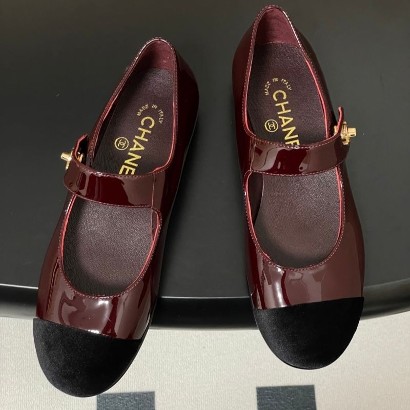 Chanel Mary Jane Flats