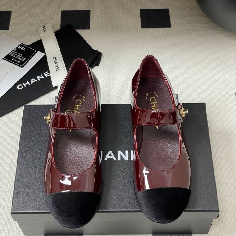 Chanel Mary Jane Flats