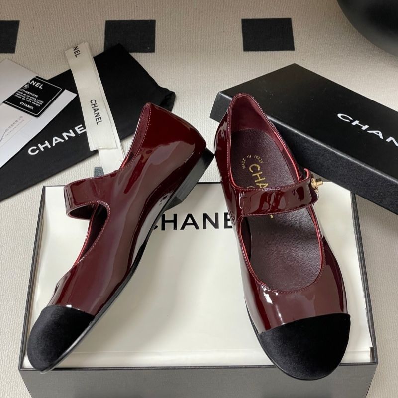 Chanel Mary Jane Flats