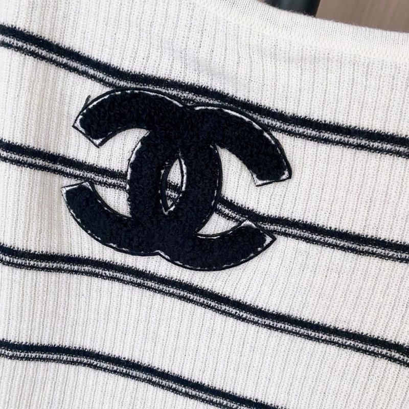 Chanel long-sleeved, boat-neck top