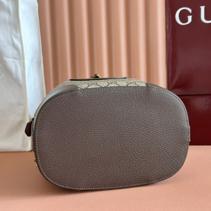 Gucci Neo Vintage GG Supreme Drawstring Bucket Backpack.
