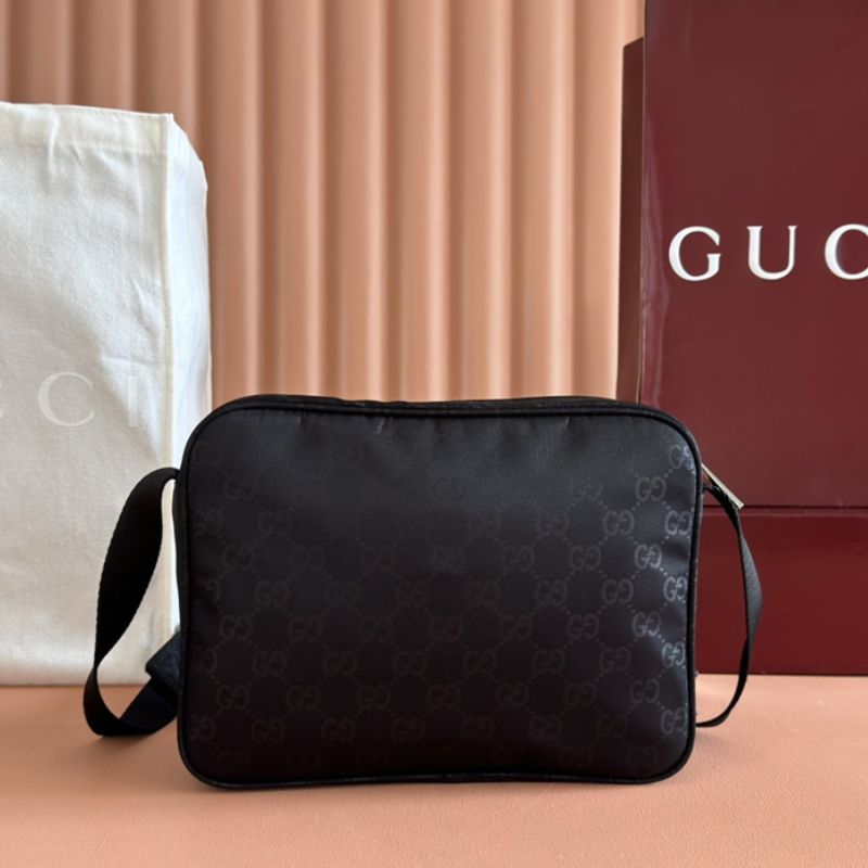 Gucci Nexus small crossbody bag in black GG nylon