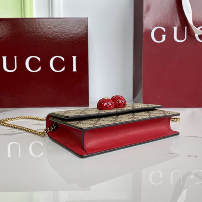Gucci GG Supreme Mini Bag with Cherries.