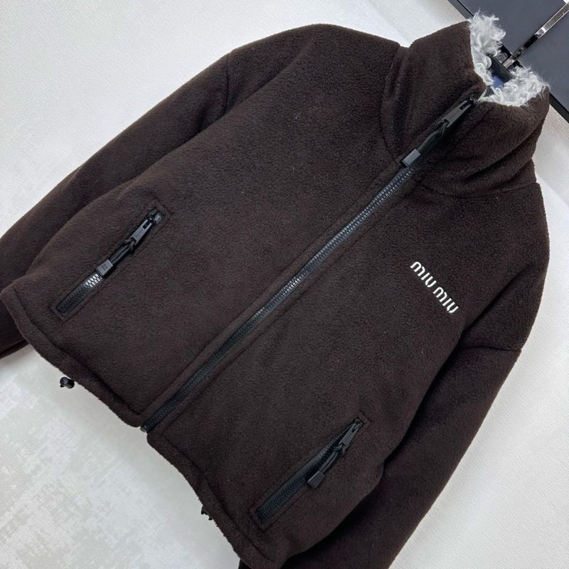 Miu Miu Pile fleece jacket