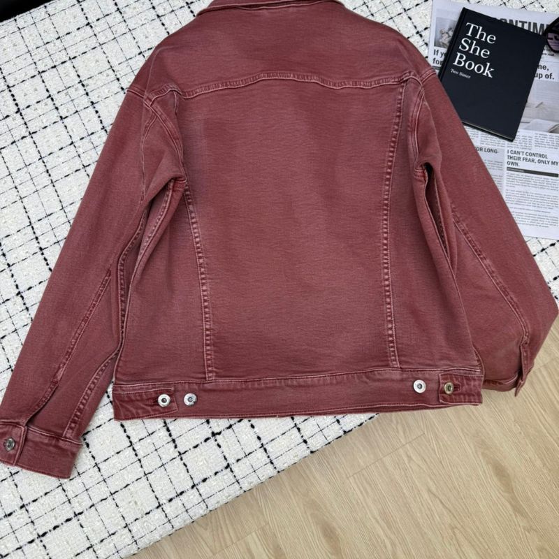 Miu Miu red denim jacket