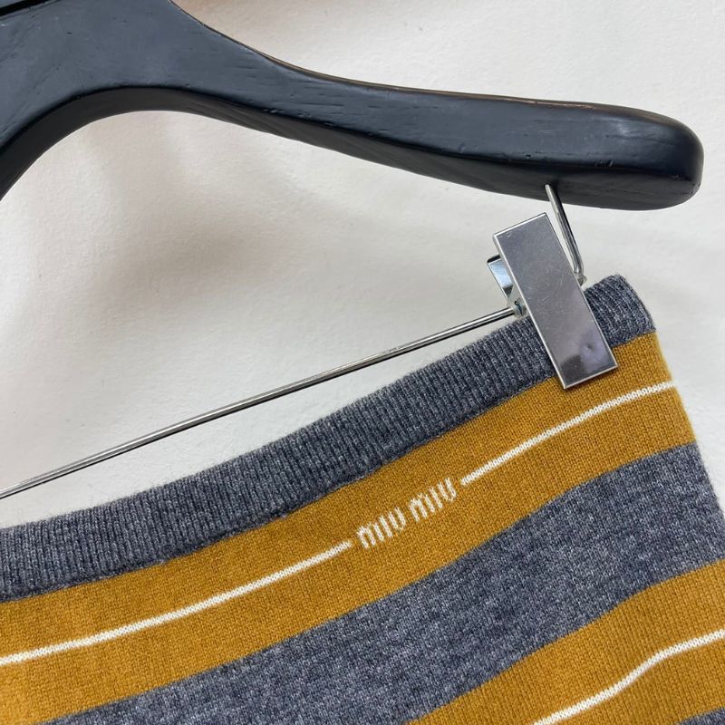 MIU MIU striped tube top