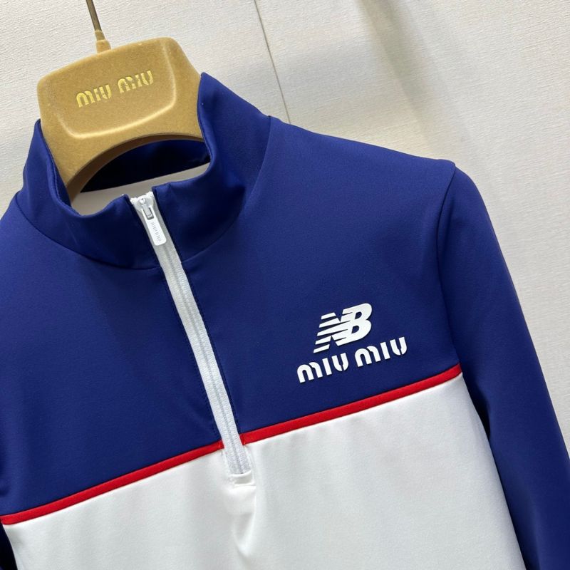 Miu Miu x New Balance Stretch Technical Jersey Top