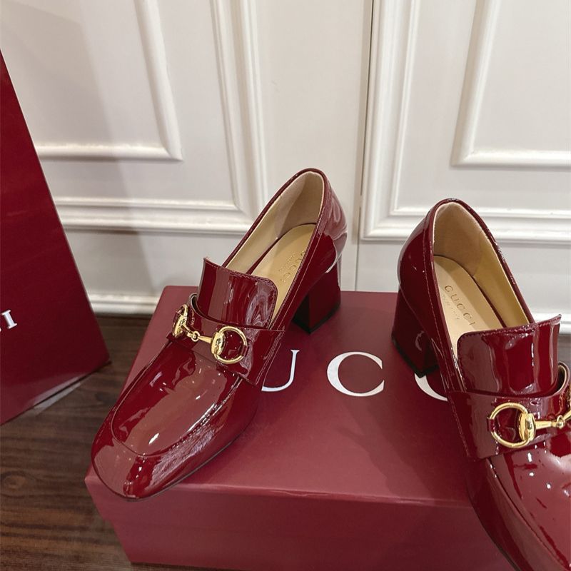 Gucci Women's loafer pump with Horsebi