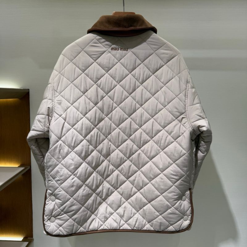 Miu Miu Quilted technical pongé blouson