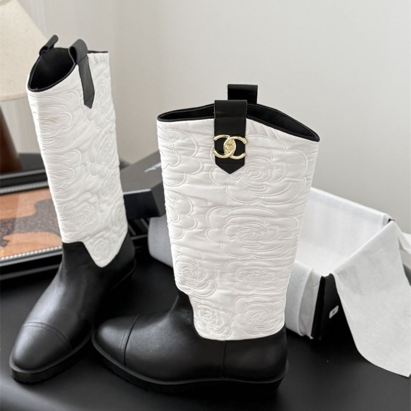 Chanel cowboy boots