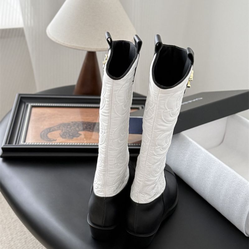Chanel cowboy boots