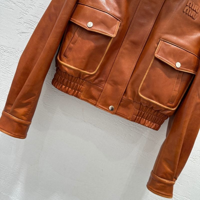 Miu Miu Nappa leather jacket