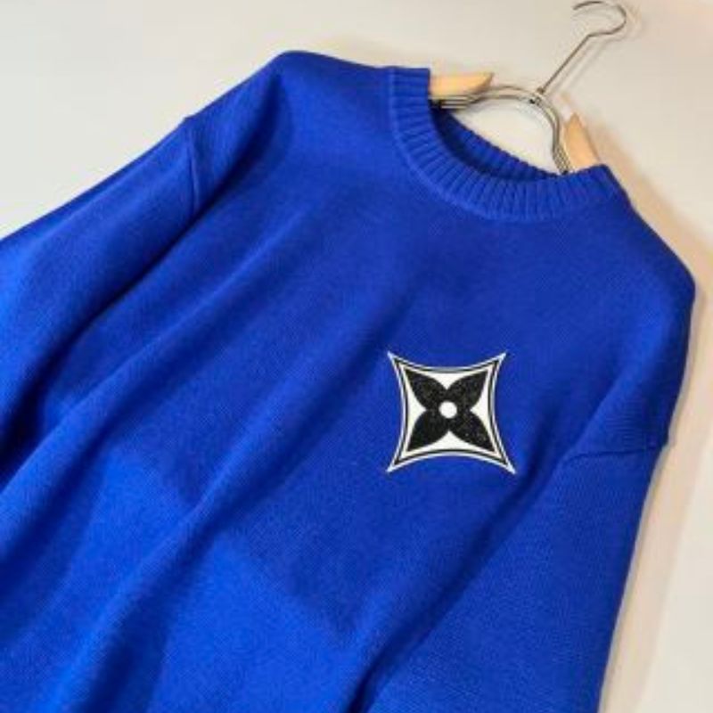 LV Chunky Wool Blend Pullover